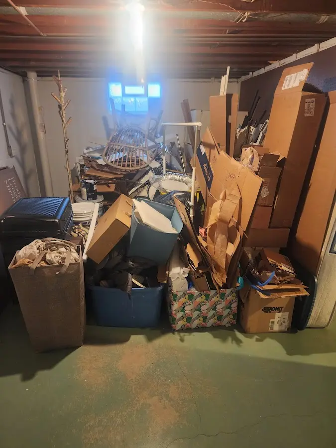 Roll-off dumpster container at job site for Yard Waste Dumpster Rental in Pelham